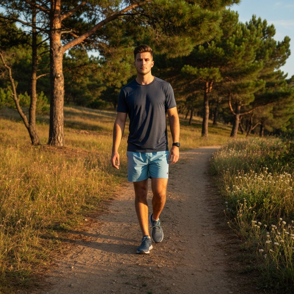 Aktiver gesunder Lebensstil für Männer